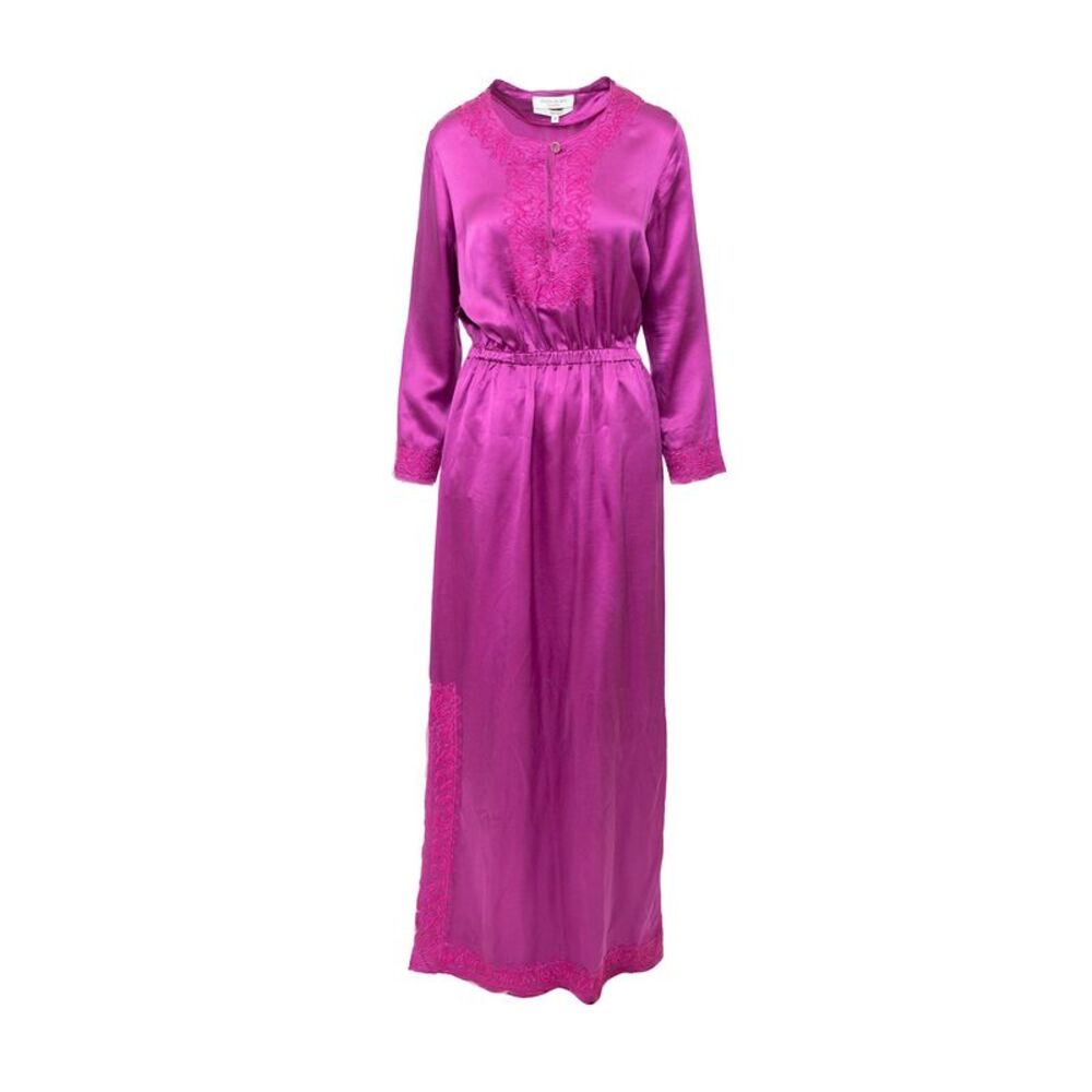 Yves Saint Laurent Embroidered Long Dress - '10s